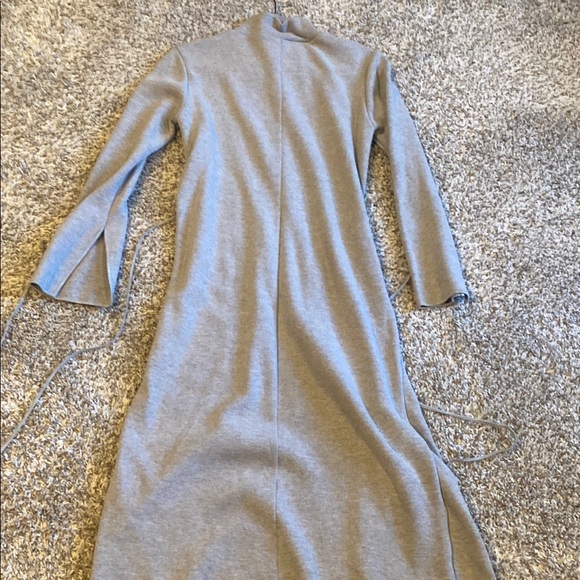 Elegant Grey Women's Dress - Picture 3 of 5